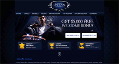 Desktop Screenshot of lincolncasinoonline.com